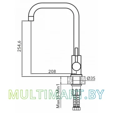 Смеситель AV Engineering AVZAR4-B304CH картинка 2